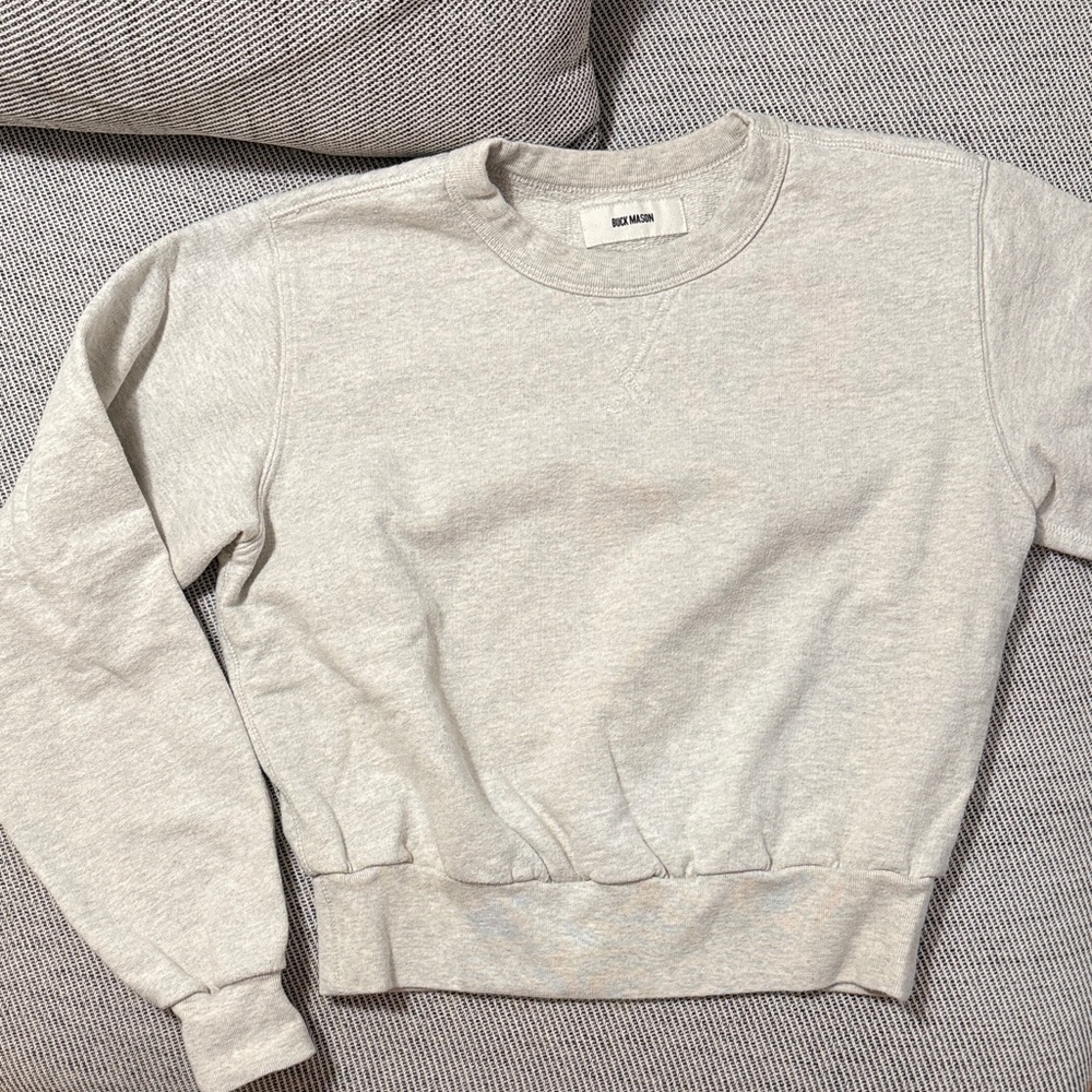 Buck Mason Cropped Sweatshirt